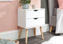 GFW Nyborg Single 2 Drawer Bedside