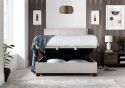 Kaydian Walkworth Fabric Ottoman Bed Frame in Clay Maskat