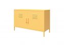 Novogratz Cache 2 Door Metal Locker Accent Cabinet