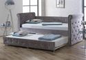 Limelight Zodiac Fabric Daybed With Trundle Silver