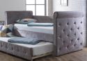 Limelight Zodiac Fabric Daybed With Trundle Silver