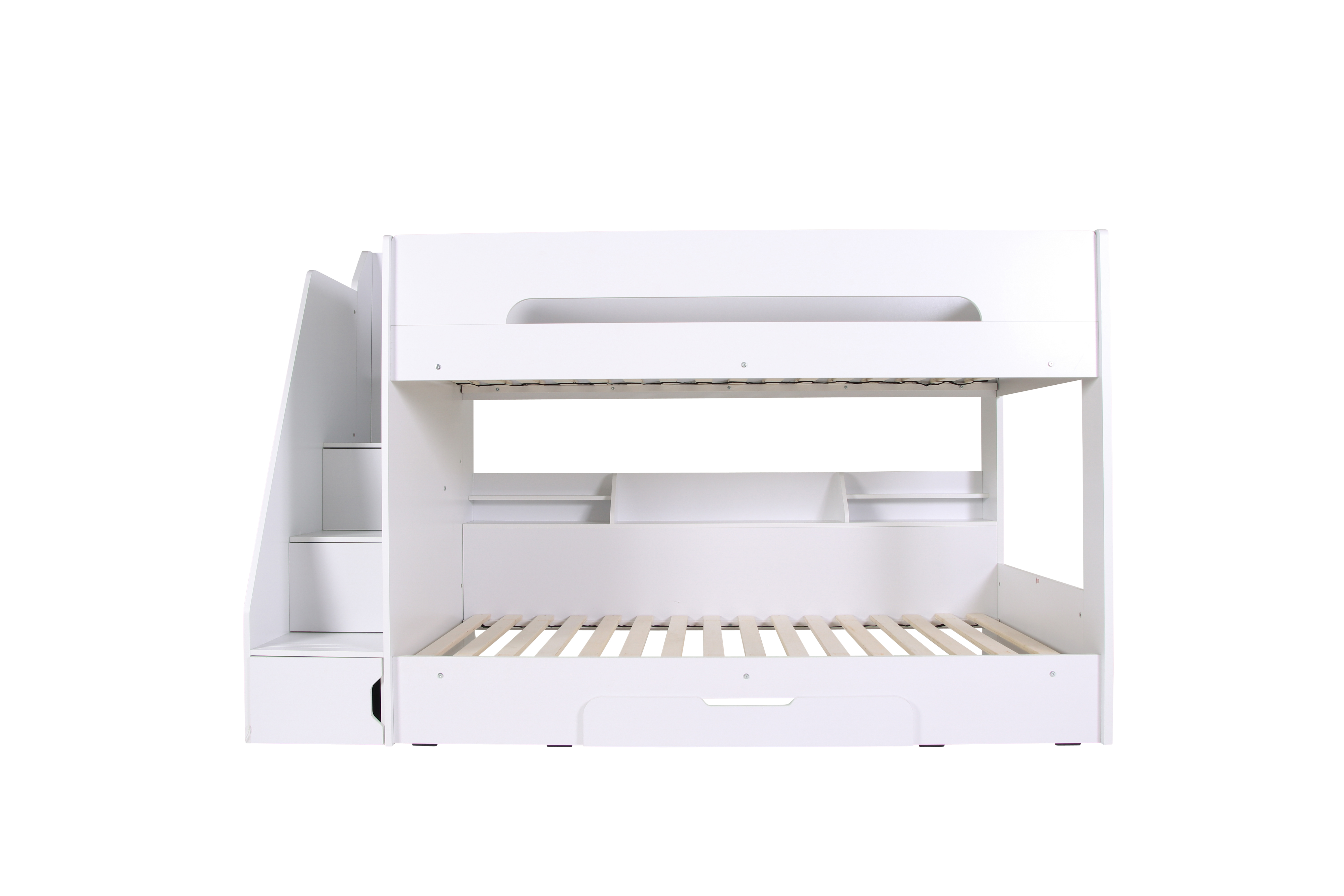 Flair Slick Staircase Bunk Bed White