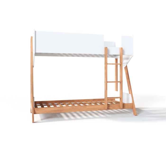 Flair Manila Bunk Bed White And Oak